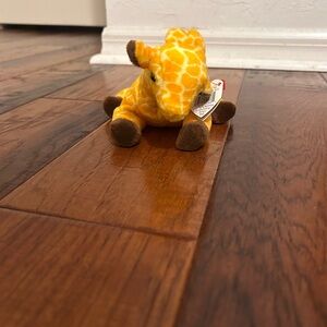 Ty Yellow and Brown Giraffe Plush